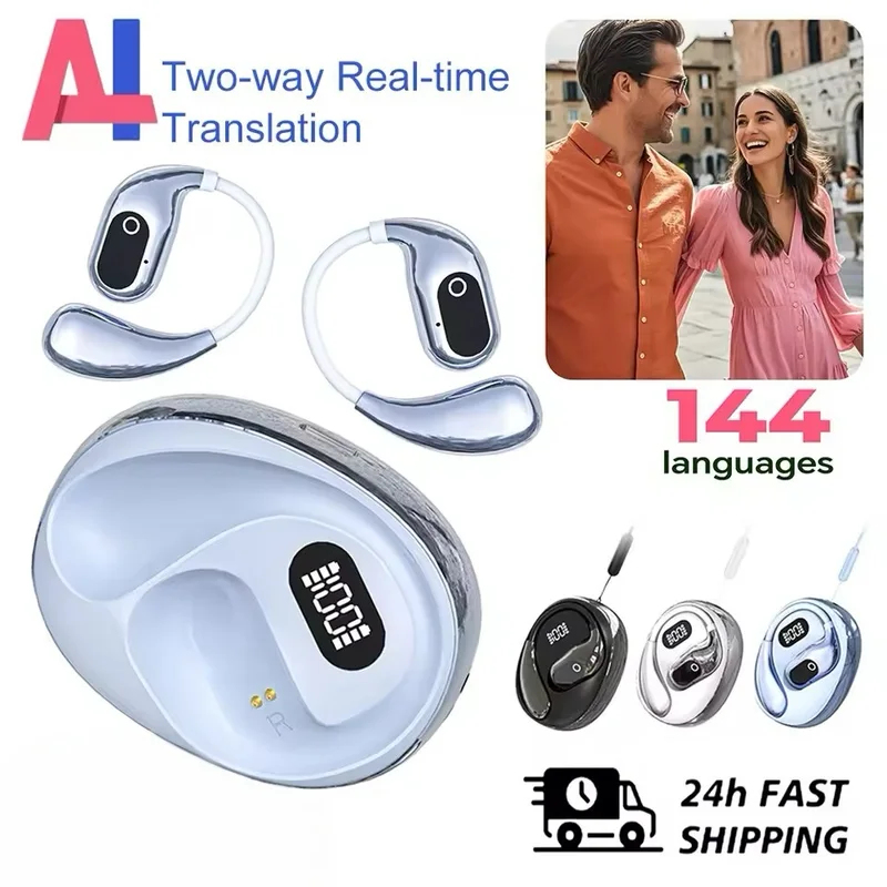 Bluetooth Headset On Ear - Słuchawki tłumaczące XG99, 144 języki, bezprzewodowe