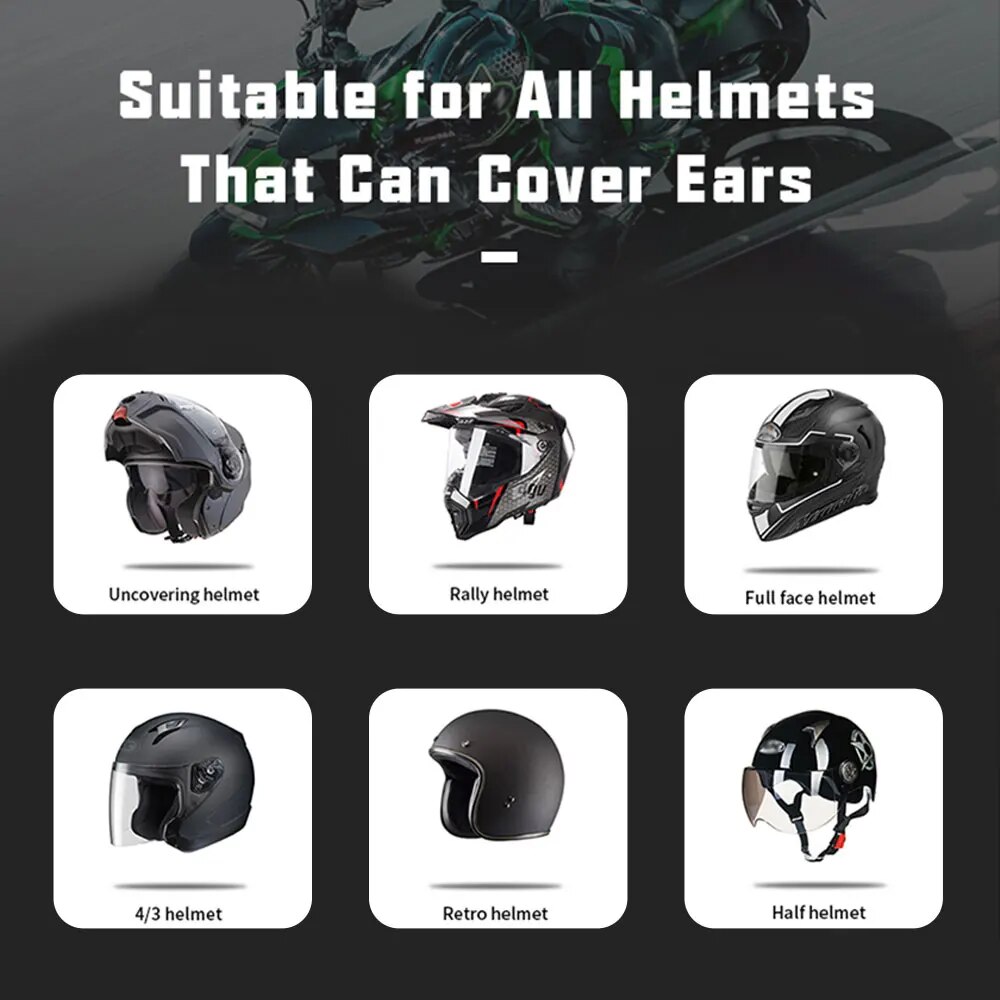 Słuchawka motocyklowa Kihous S – Bluetooth Headset On Ear recenzja i cena