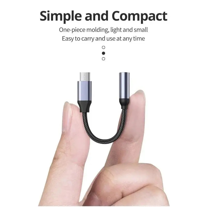 Adapter audio KEBIDU Type C na – Audiophile Headphone Wired recenzja i cena