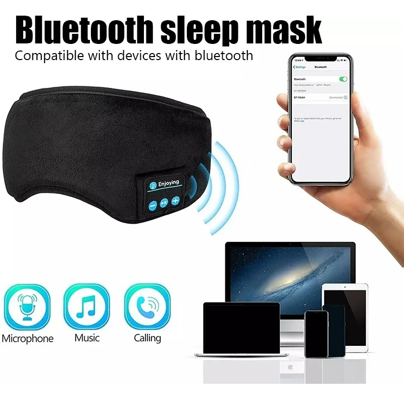 Maska na oczy 3D z słuchawkami – Bluetooth Headset On Ear recenzja i cena
