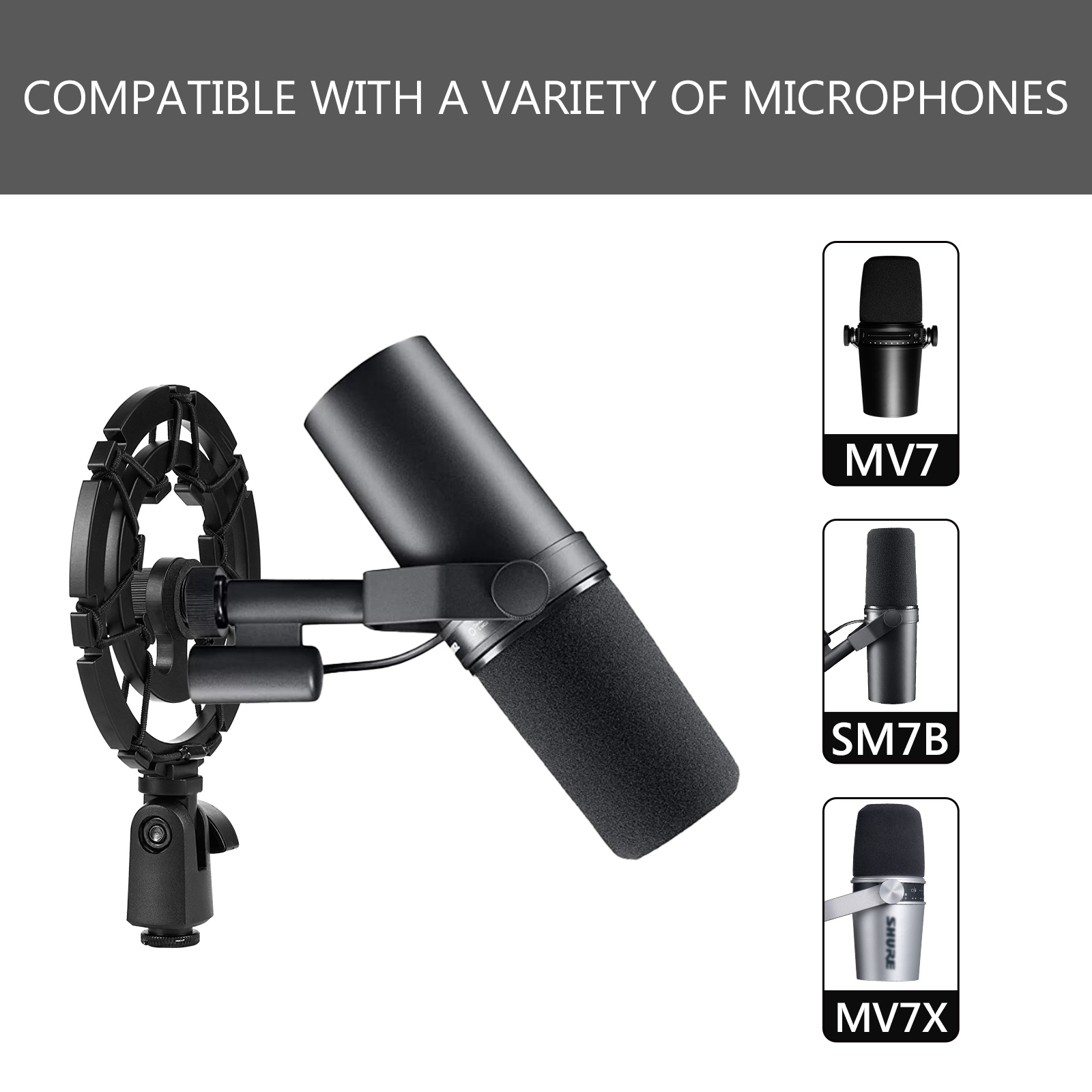 Uchwyt antywibracyjny do mikro – Shure Mic Sm7B recenzja i cena