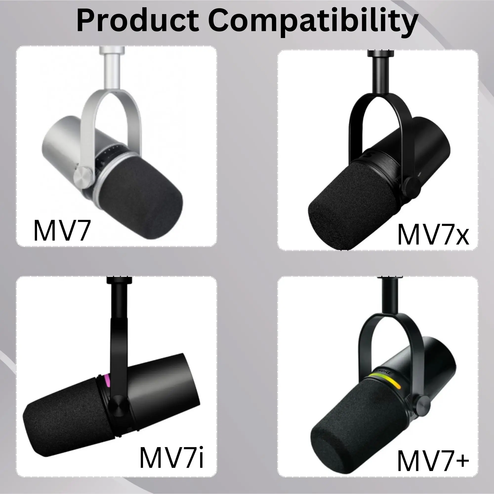 Sparkly MV7 Foam Pop Filter do – Shure Mic Sm7B recenzja i cena